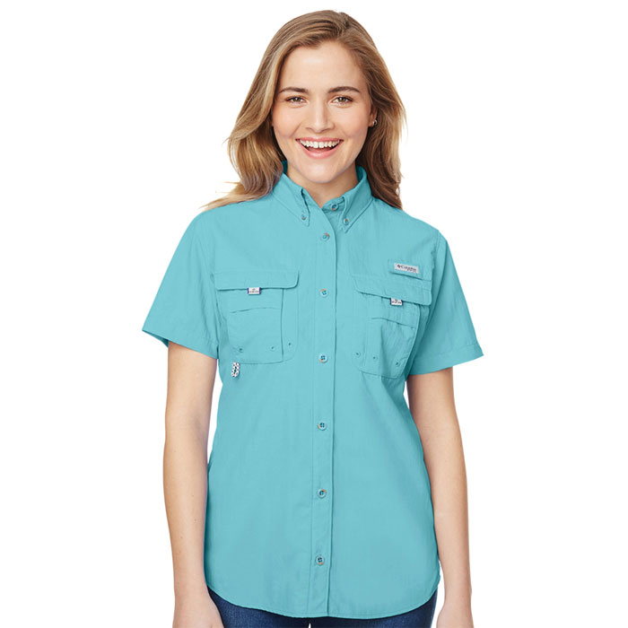 7313 - Columbia Ladies Bahama Short-Sleeve Shirt