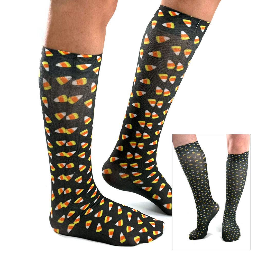 8-15 mmHg - Printed Compression Socks - Assorted Halloween Socks