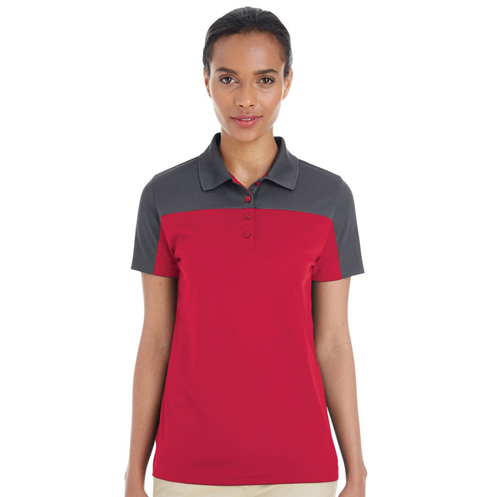 skechers polo shirt womens red