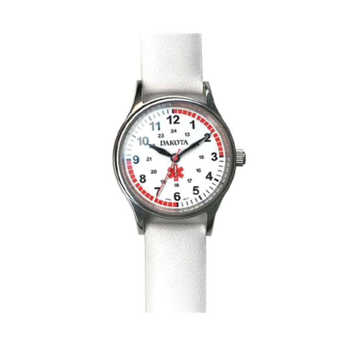 DA56548 - Dakota Nurse Watch - White Leather Band