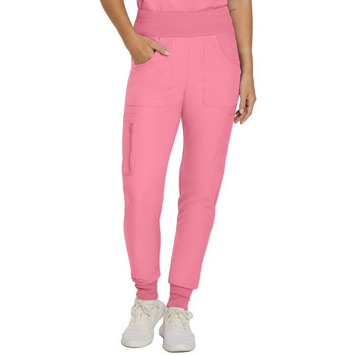 Hot Pink Yoga Waistband Women's Jogger Pants 8520 - The Nursing Store Inc.