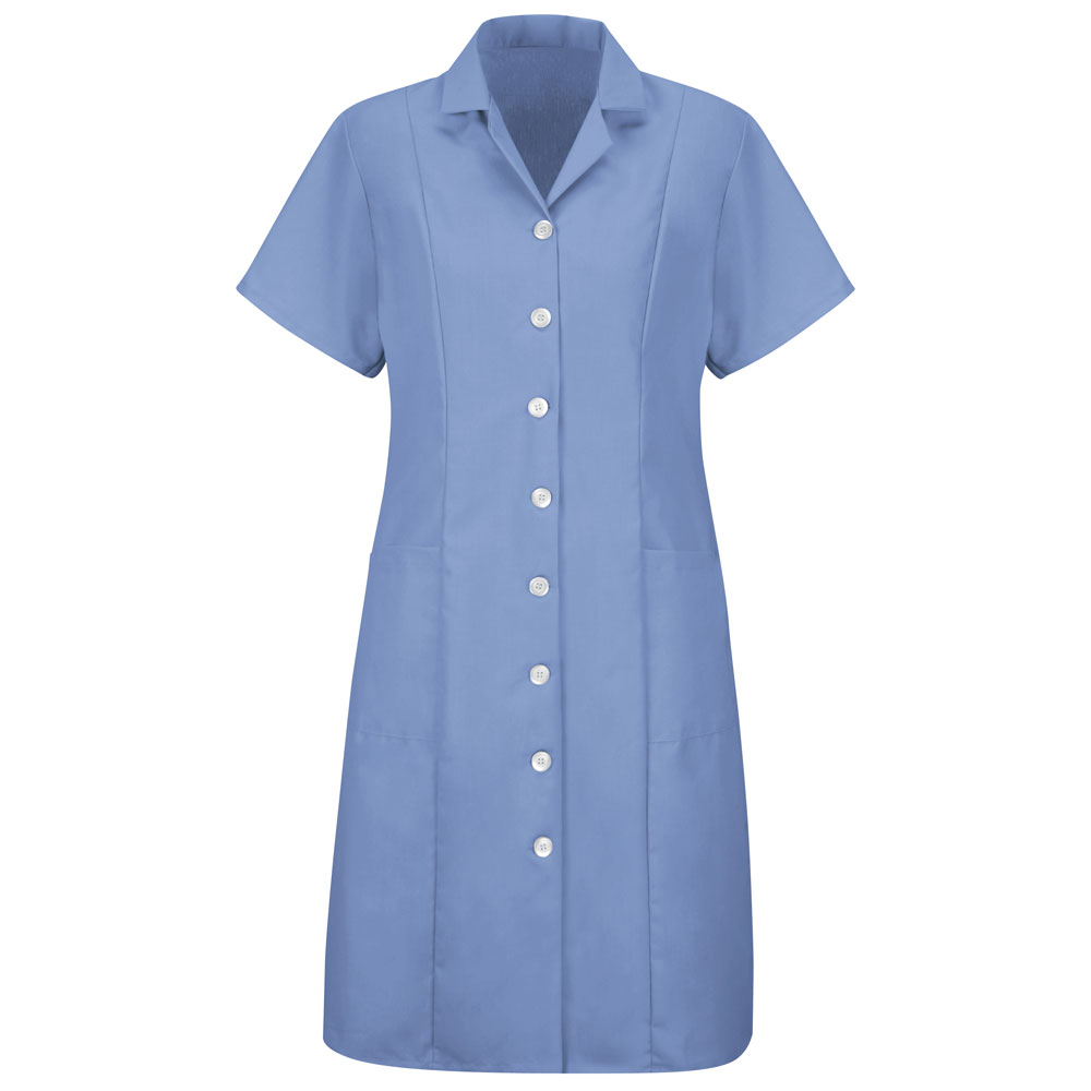WWOF-Womens-Button-Front-Short-Sleeve-Dress-DP23