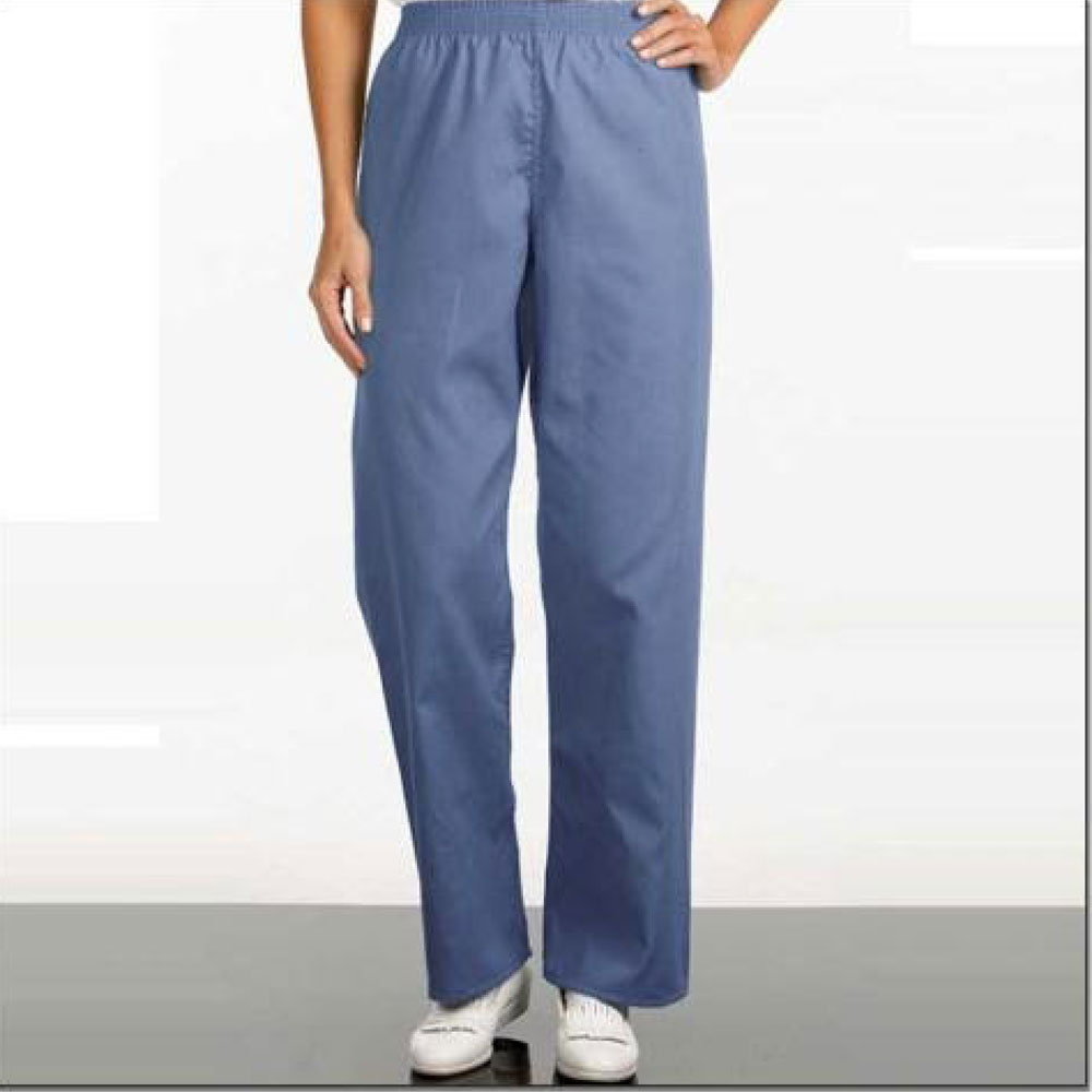 Fashion-Seal-7806-Unisex-Fashion-Poplin-Elastic-Waist-Scrub-Pants