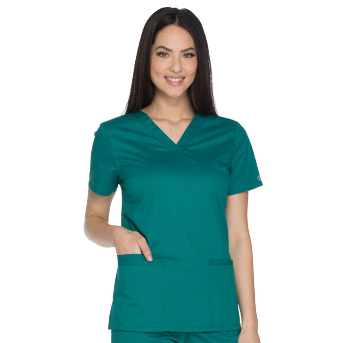 Cherokee-Core-Stretch-WW630-V-Neck-Top